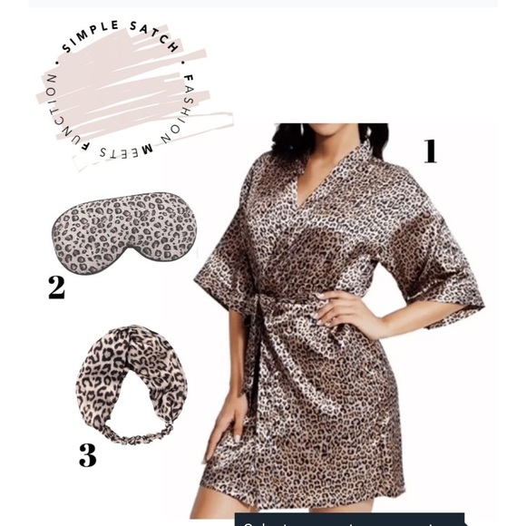 Simple Satch Long Weekend Lounge Set - Leopard - Picture 1 of 1
